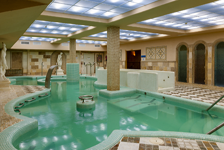 Circuito hidrotermal de spa.