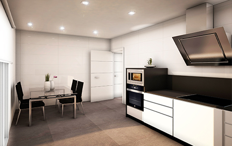 Cocina modelo Domus 4 dormitorios
