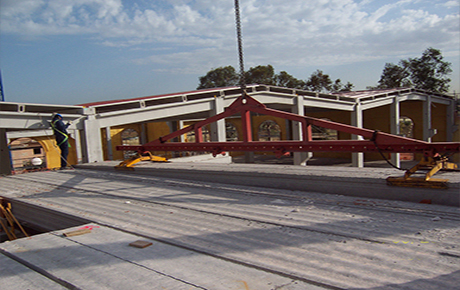 Montaje de forjados.