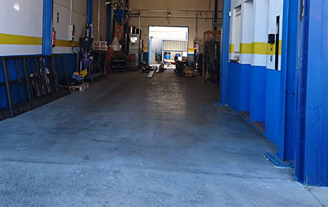 Interior de una nave Interior de una nave