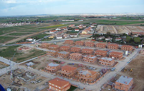 Fase de obras en residencial Guadarrama.
