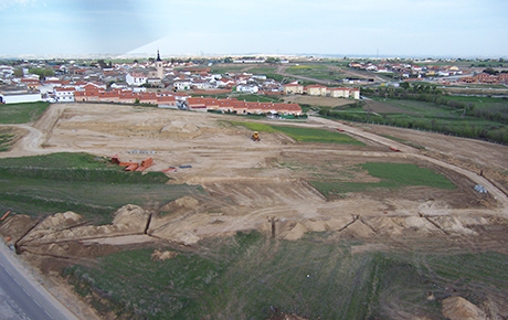 Obras en urbanización El Mirador de Gredos
